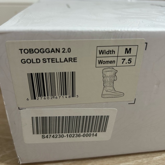 Pajar Canada Toboggan 2.0 Snow Boots Tall Zip Women Gold Black Size 7.5 NWT - Picture 11 of 11